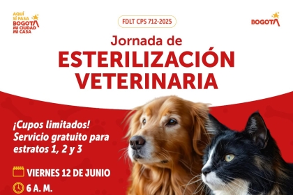 Jornada de ESTERILIZACIÓN VETERINARIA - TUNJUELITO