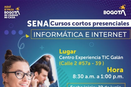 SENA – Cursos Cortos Presenciales Informática e Internet