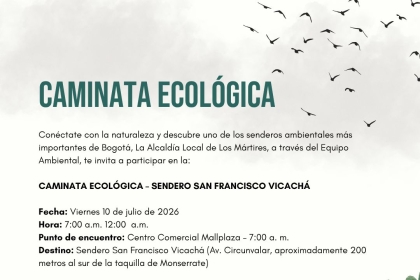 Invitación formal a la comunidad.