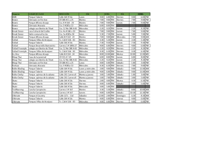Cronograma de actividades junio 