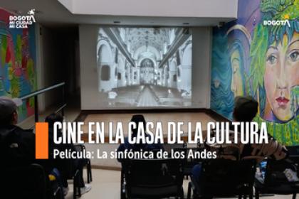 Cinemateca en la casa de la cultura de Barrios Unidos