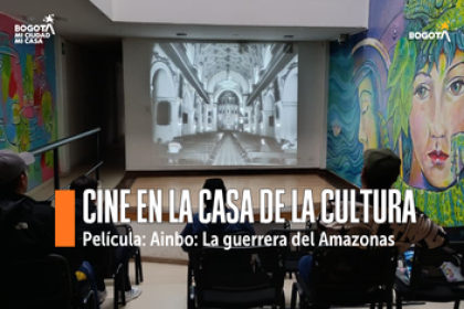 Cinemateca en la casa de la cultura de Barrios Unidos