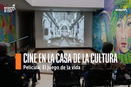 Cinemateca en la casa de la cultura de Barrios Unidos