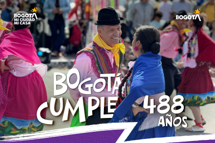 Bogotá cumple 488 años y el talento local lo celebra