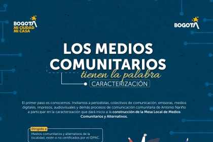 Antonio Nariño avanza en la caracterización de sus medios comunitarios y alternativos