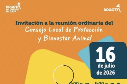 Tu voz también protege a los animales.  Este espacio de participación ciudadana busca fortalecer las acciones, propuestas e iniciativas que promuevan el bienestar y la protección animal en nuestra localidad.  ¡Te esperamos para seguir construyendo una comunidad más comprometida con el cuidado y el respeto por todos los seres sintientes!