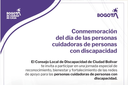 COnmemoración día de las personas cuidadoras de personas con discapacidad
