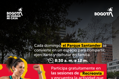 La Alcaldía Local de Santa Fe invita a la ciudadanía a participar en las jornadas de Recreovía