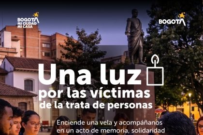 Una luz por las víctimas de la trata de personas