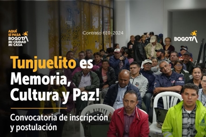 Tunjuelito es Memoria, Cultura y Paz!