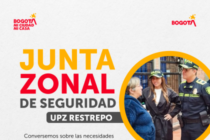 Junta Zonal de Seguridad en la UPZ Restrepo