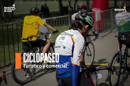 Ciclopaseo con enfoque turístico y comercial por la localidad de Barrios Unidos