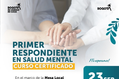 Bogotá fortalece las herramientas comunitarias para la atención en salud mental