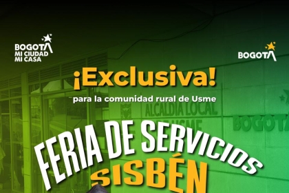 Feria Sisben en Usme para la comunidad rural