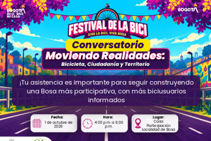 Conversatorio Moviendo Realidades: Bicicleta, Ciudadanía y Territorio en Bosa