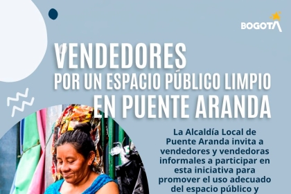VENDEDORES POR UN ESPACIO PÚBLICO LIMPIO EN PUENTE ARANDA