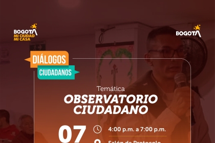 Antonio Nariño abre un nuevo espacio de Diálogos Ciudadanos sobre el Observatorio Ciudadano