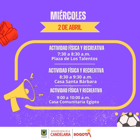 Eventos deportivos, miercoles 2 de abril 2025