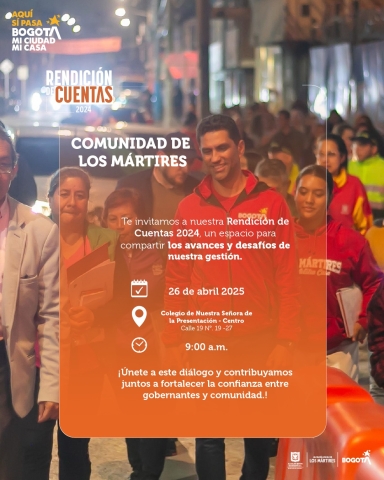 Invitación oficial a la Rendición de Cuentas- vigencia 2024