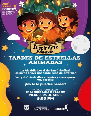 Tardes de estrellas animadas Parque Montebello