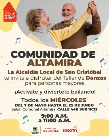 Taller de Danzas para personas mayores en Altamira
