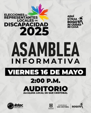 ELECCIONES DE REPRESENTANTES LOCALES DE DISCAPACIDAD 2025