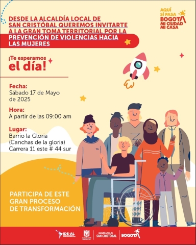 GRAN TOMA TERRITORIAL POR LA PREVENCIÓN DE VIOLENCIAS HACIA LAS MUJERES
