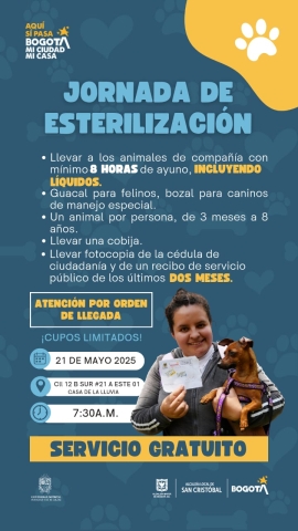 Jornada de Esterilización Gratuita