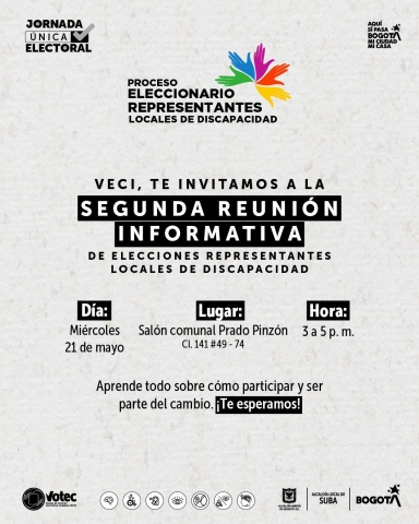Segunda reunión informativa elecciones representantes locales de discapacidad