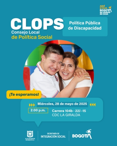 pieza de invitación al primer CLOPS enfocado en la política publica de discapacidad