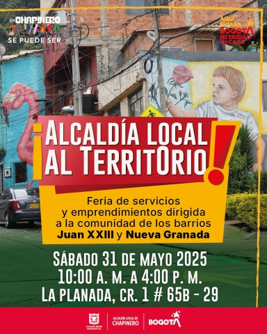 Pieza gráfica de jornada Alcaldía al Territorio