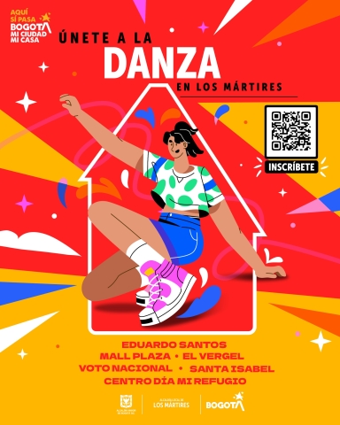 Invitación a participar en evento recreativo y cultural "La Danza nos Mueve"