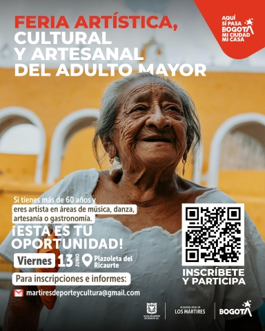 Invitación Feria Artística, Cultural y Artesanal del Adulto Mayor