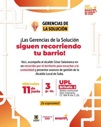Gerencias de la solución upl britalia 2 suba