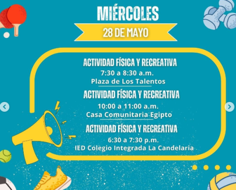 MIÉRCOLES 28 DE MAYO