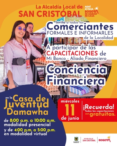 Capacitaciones para comenrciantes informales de la localidad