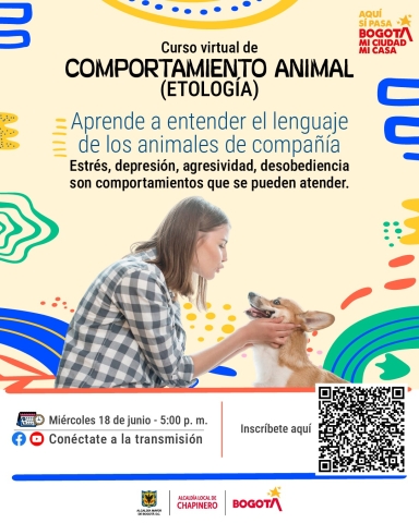 Pieza gráfica de curso de Etología