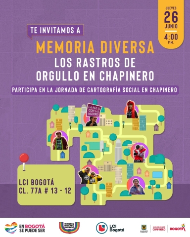 Pieza gráfica de evento cartografía social