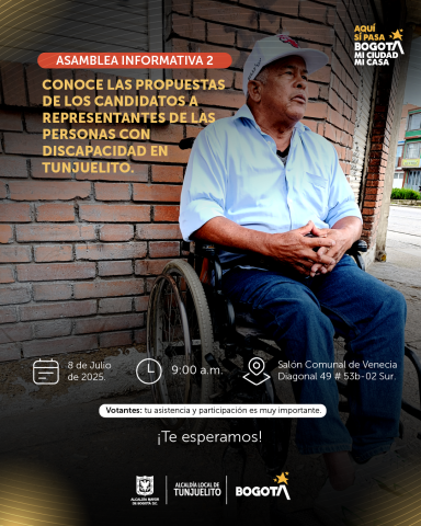 Pieza gráfica que tiene información del evento 
