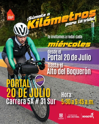 Todos los miércoles tendremos Kilómetros para la Vida