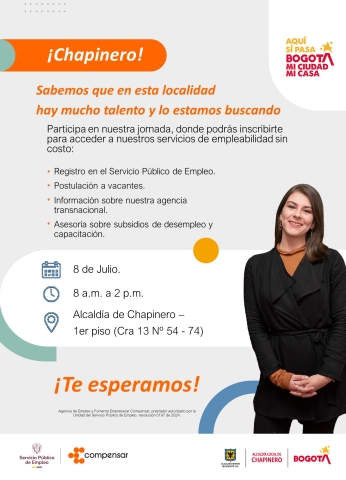 Pieza gráfica sobre jornada de empleabilidad