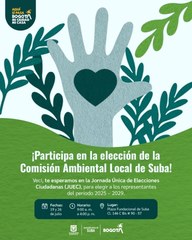 Elección de la Comisión Ambiental Local de Suba