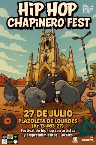 Pieza gráfica de Hip Hop Chapinero Fest
