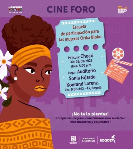 Pieza gráfica de Cineforo