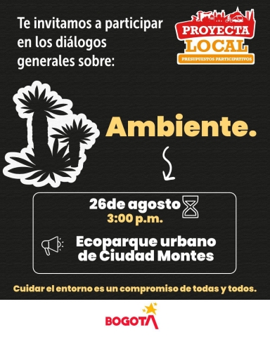 Te invitamos a participar en los diálogos generales sobre: Ambiente.