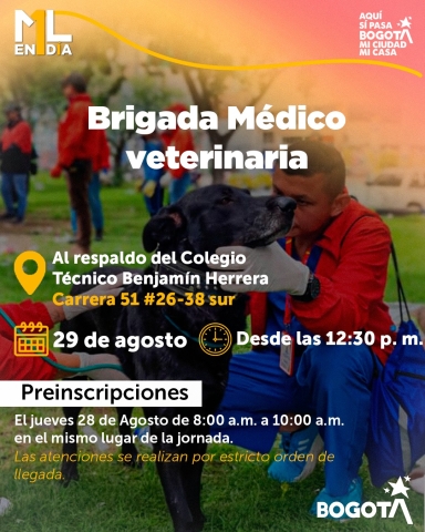 Brigada médico veterinaria gratuita en Puente Aranda