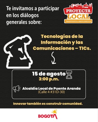 Te invitamos a participar en los diálogos generales sobre Tecnologías de la Información y las Comunicaciones – TICs.