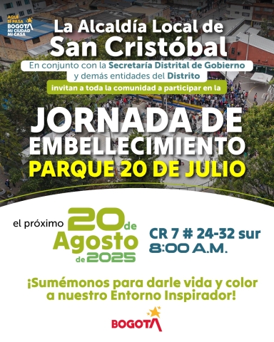 Jornada de Embellecimiento – Parque 20 de Julio