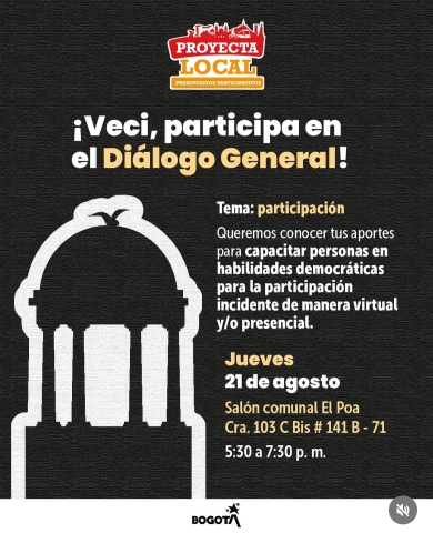 🤝🗳️ ¡Veci, tu voz es clave en el Diálogo General!
