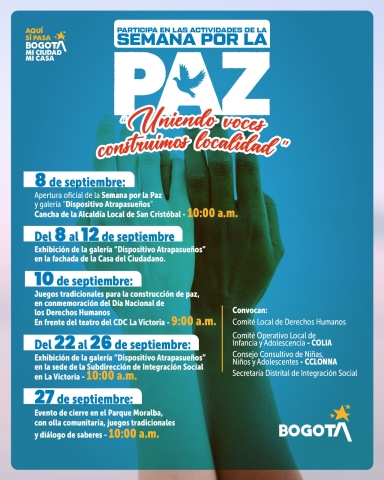 Semana por la Paz Uniendo voces contruimos localidad